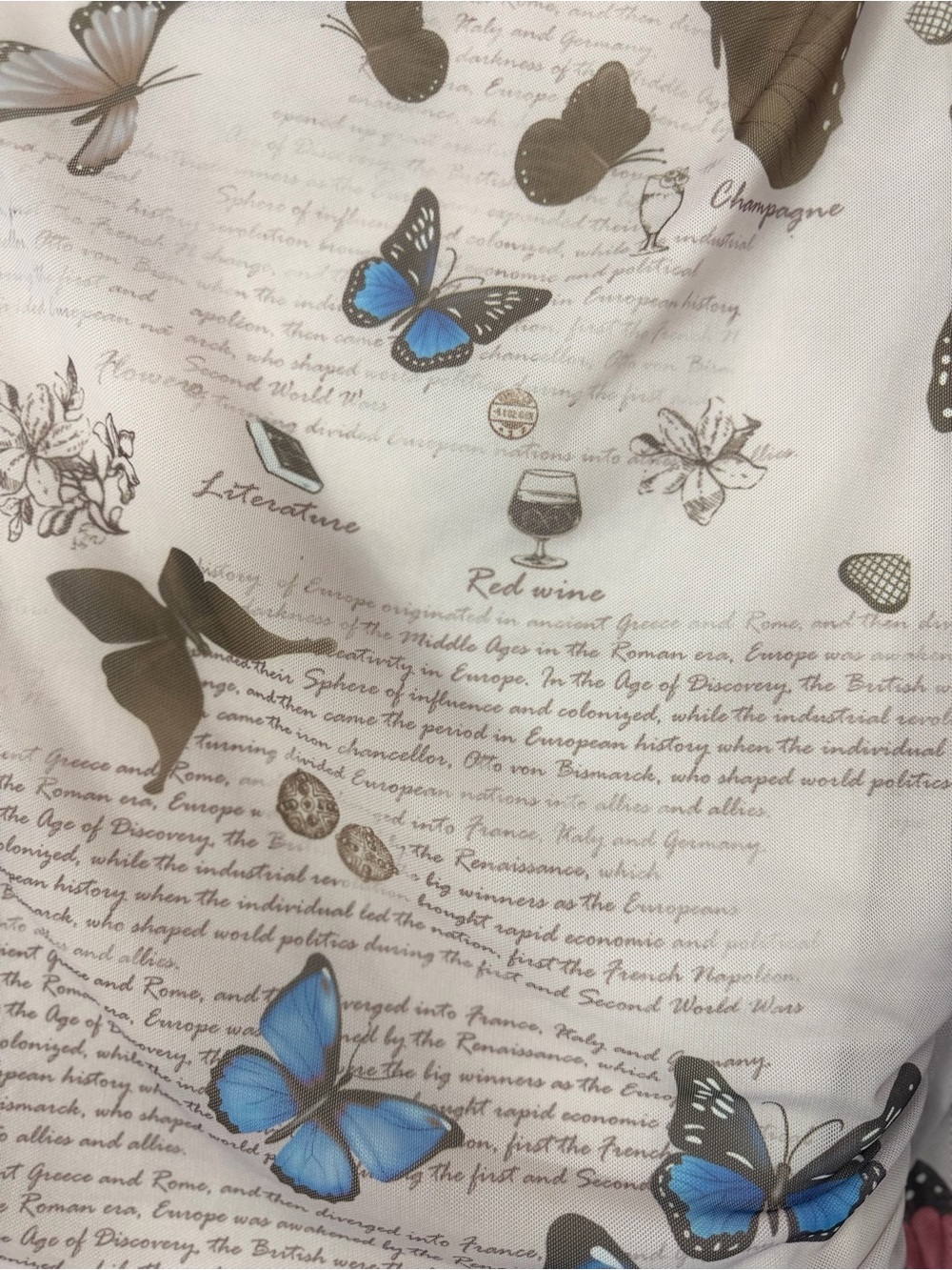 🦋 ANEWSTA Butterfly Print Boho Dress | Size Large (US 8/10) - Picture 10 of 13